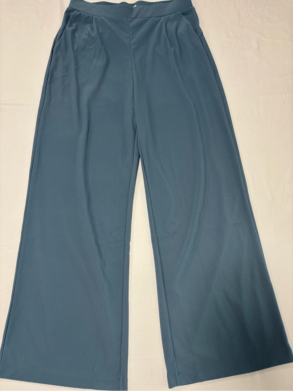 HALARA Wide-Leg Pants - Teal Blue